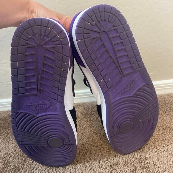 Nike Air Jordan 1 Mid SE Varsity Purple Mens Size 11.5 Shoes Sneakers Basketball - Picture 5 of 8